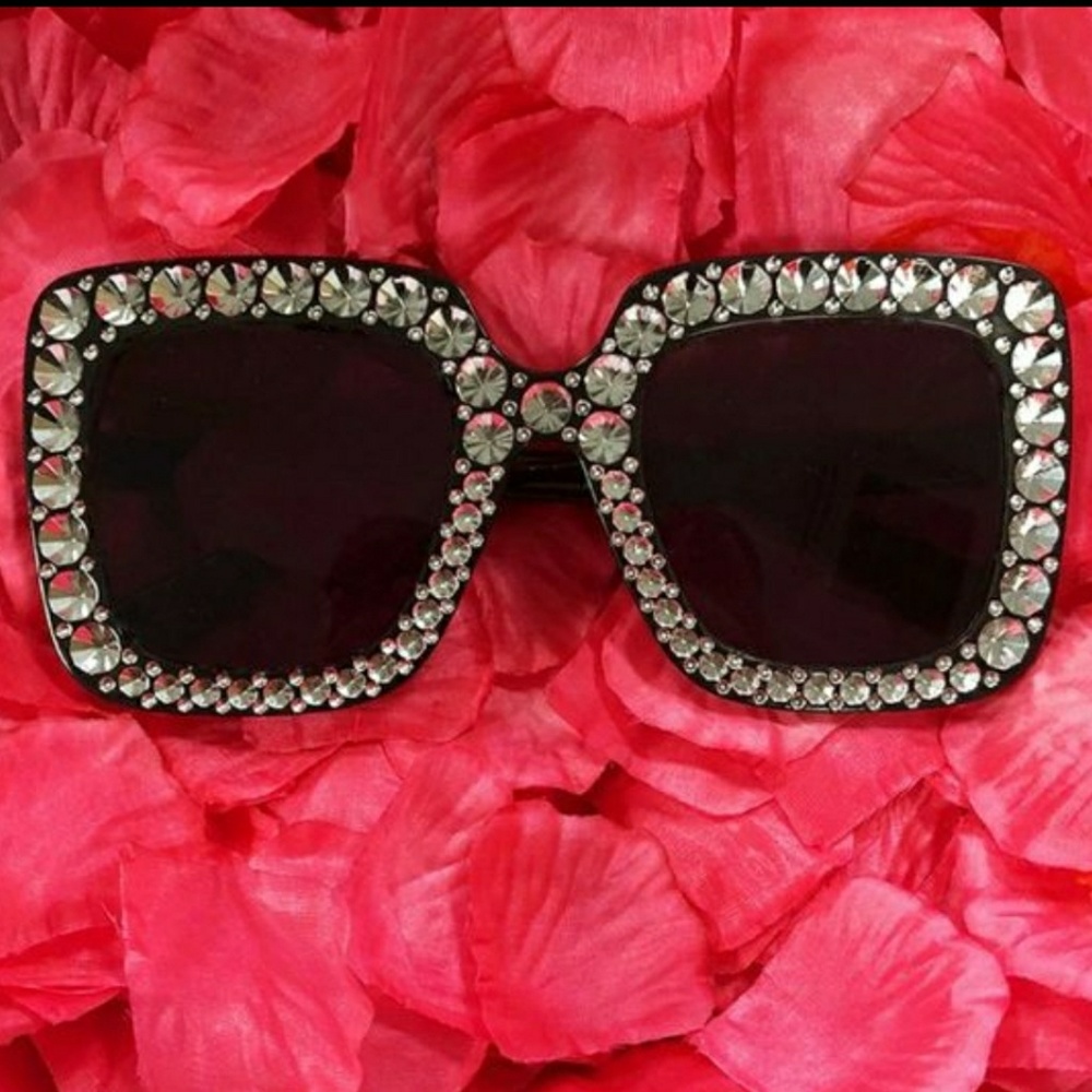 Rhinestone Sunglasses - Picture 2 of 2
